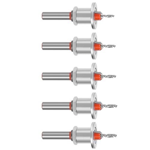 5pcs Multifunktionsbegrenzungsgrenze Taper Hole Round Shank Countersink Bohrbohrer Mit Einstellbarer Tiefenstopp Für Präzise Holzbearbeitung 5pcs Multifunktionsbegrenzungsgrenze Taper Hole Round Shank Countersink Bohrbohrer Mit Einstellbarer Tiefenstopp Für Präzise Holzbearbeitung von Mtucegi