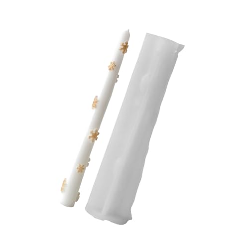 Einzigartige Handgefertigte Formen Blumenmuster Kerzen Silikonformen Für Handwerk Von Enthusiasten Und Home Decors Liebhaber Langer Zylinderkerzenkerzen Silikonform von Mtucegi