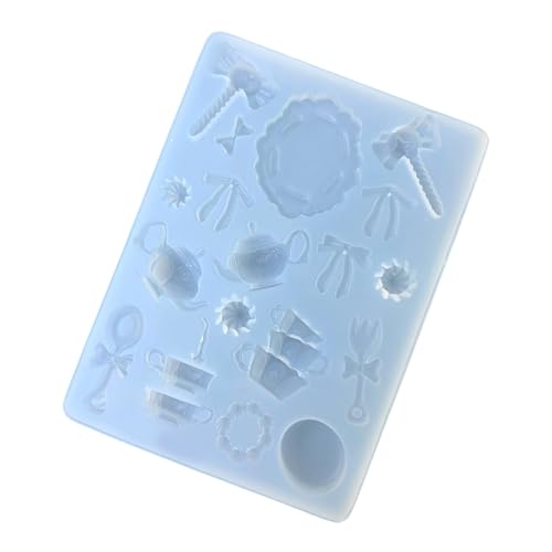 Lebensmittel Sichere Silikonformen Für Harzkunst Miniatur Dessertplatten Und Handwerkszubehör Miniatur Dessertschalenformen von Mtucegi