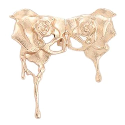 Mädchen-Rosen-Form, Schnalle, Metallknöpfe, Jeans, Taillenverlängerung, verstellbar, Demontage, Nähknöpfe für Kleidung von Mtucegi