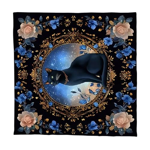 Mtucegi Katzen Blumenmuster Astrologie Tischdecke Tarots Gottesdienste Altäre Stoff Gottesbrettspiel Accessor Mtucegi Katzen Blumenmuster Astrologie Tischdecke Tarots Gottesdienste Altäre Stoff Gottesbrettspiel Accessor von Mtucegi