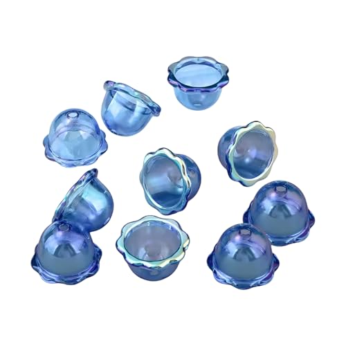Packung Von 10 Farbenfrohen Acrylblumen Zauberzubehör Für Schmuckverarbeitung Und Farbenfrohe Winde Glockendekorationen Packung Von 10 Farbenfrohen Acrylblumen Zauberzubehör Für Schmuckverarbeitung Und Farbenfrohe Winde Glockendekorationen von Mtucegi