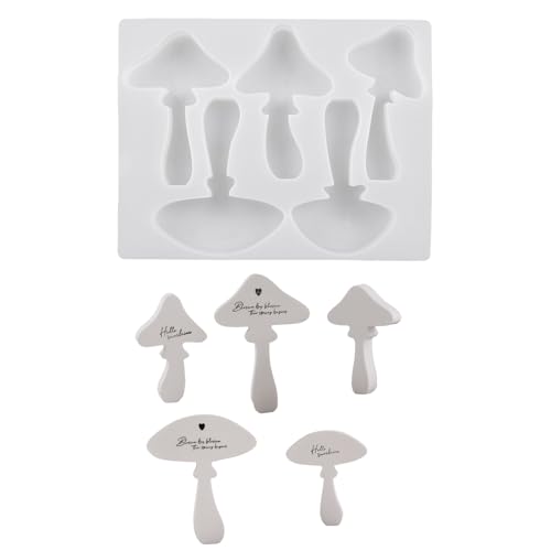 Vielseitige Pilz Display Ornament Silikonform Set Zum Erstellen Entzückender Pilzförmiger Kerzen Und Dekorationen Vielseitige Pilz Display Ornament Silikonform Set Zum Erstellen Entzückender Pilzförmiger Kerzen Und Dekorationen von Mtucegi