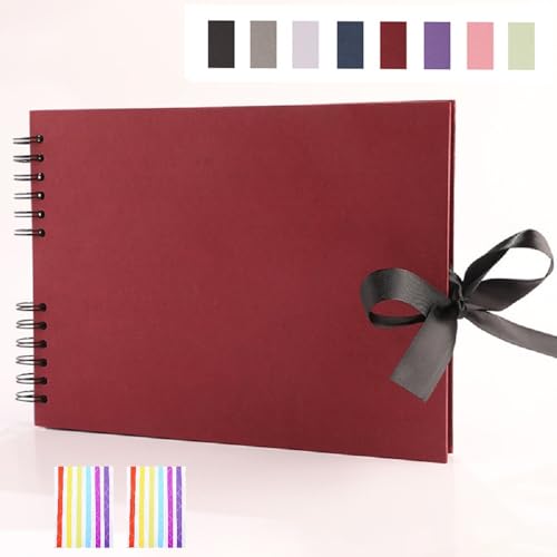 MuChoney Fotoalbum Zum Selbstgestalten 24 x 17 cm 40 Seiten A5 Mittelgroßes DIY Scrapbook Fotobuch Bastelpapier Album für Kinder Familie Valentinstag Geburtstag Jahrestag Geschenk. MuChoney Fotoalbum Zum Selbstgestalten 24 x 17 cm 40 Seiten A5 Mittelgroßes DIY Scrapbook Fotobuch Bastelpapier Album für Kinder Familie Valentinstag Geburtstag Jahrestag Geschenk. von MuChoney