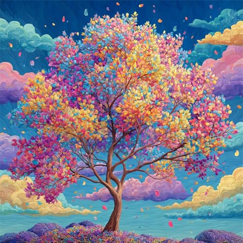 Malen Nach Zahlen für Erwachsene Fantasy Bunter Baum,24x36inch malen nach zahlen erwachsene Set Ohne Rahmen,DIY Acrylic Handgemalt Ölgemälde Kit,Geschenk für Frauen und Männer Malen Nach Zahlen für Erwachsene Fantasy Bunter Baum,24x36inch malen nach zahlen erwachsene Set Ohne Rahmen,DIY Acrylic Handgemalt Ölgemälde Kit,Geschenk für Frauen und Männer von Muaor