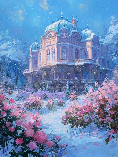 Malen Nach Zahlen für Erwachsene Palast Schneerose,8x12inch malen nach zahlen erwachsene Set Ohne Rahmen,DIY Acrylic Handgemalt Ölgemälde Kit,Geschenk für Frauen und Männer Malen Nach Zahlen für Erwachsene Palast Schneerose,8x12inch malen nach zahlen erwachsene Set Ohne Rahmen,DIY Acrylic Handgemalt Ölgemälde Kit,Geschenk für Frauen und Männer von Muaor