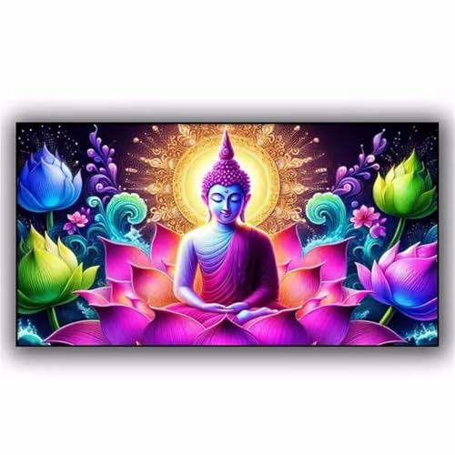 Muaor Diamond Painting Erwachsene Lotus 100x210cm Großes XXL Diamond Painting 5D Religion Diamant Malerei,DIY Vierkant Bohrer Diamond Painting Set für Wohnzimmer und Schlafzimmer Wanddekor Muaor Diamond Painting Erwachsene Lotus 100x210cm Großes XXL Diamond Painting 5D Religion Diamant Malerei,DIY Vierkant Bohrer Diamond Painting Set für Wohnzimmer und Schlafzimmer Wanddekor von Muaor