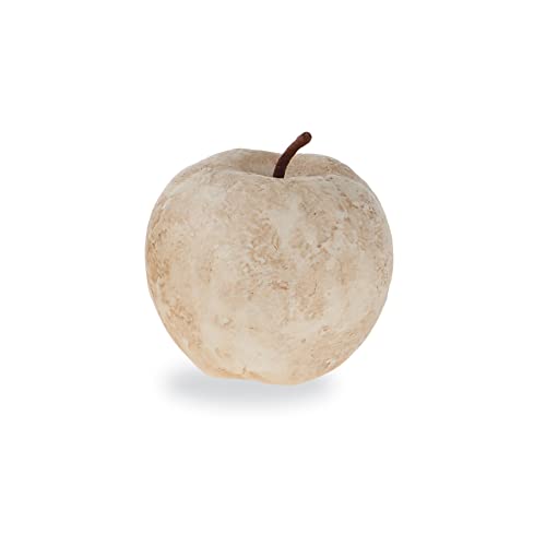 Mud Pie Apfel aus Pappmaché, klein, Braun von Mud Pie