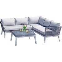Müsing Loungegruppe Sunny Smart Bella grau Kunststoff, Holz, 13-teilig Müsing Loungegruppe Sunny Smart Bella grau Kunststoff, Holz, 13-teilig von Müsing