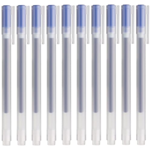 Muji Gel-Kugelschreiber, 0,38 mm, Blau, 10 Stück Muji Gel-Kugelschreiber, 0,38 mm, Blau, 10 Stück von Muji