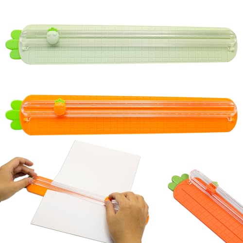 2 Packungen Tragbare Niedliche Karottenförmige Papierschneider, Anti-Rutsch-Papierschneider, Scrapbooking-Werkzeuge für Festival Cut Geschenkkarte, Foto, Bastelpapier 2 Packungen Tragbare Niedliche Karottenförmige Papierschneider, Anti-Rutsch-Papierschneider, Scrapbooking-Werkzeuge für Festival Cut Geschenkkarte, Foto, Bastelpapier von Mulomir