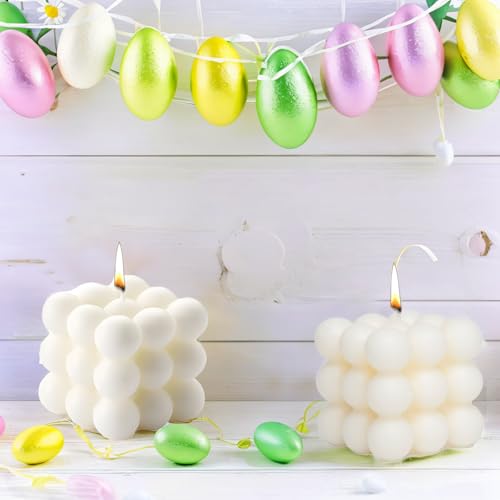 2 Stück Handgemacht Bubble Kerze Candle, Natürlich und Wohlriechend Duftkerze Kerzen, Natürlichem Sojawachs Deko Handmade Kerze für Geburtstag, Valentinstag, Thanksgiving, Weihnachten 2 Stück Handgemacht Bubble Kerze Candle, Natürlich und Wohlriechend Duftkerze Kerzen, Natürlichem Sojawachs Deko Handmade Kerze für Geburtstag, Valentinstag, Thanksgiving, Weihnachten von Mulomir