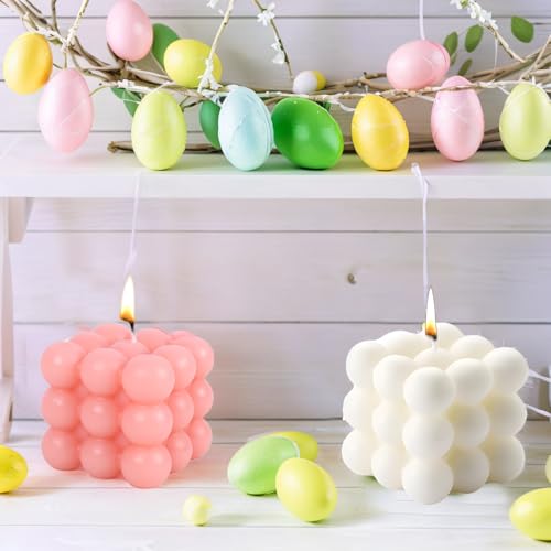 2 Stück Handgemacht Bubble Kerze Candle, Natürlich und Wohlriechend Duftkerze Kerzen, Natürlichem Sojawachs Deko Handmade Kerze für Geburtstag, Valentinstag, Thanksgiving, Weihnachten 2 Stück Handgemacht Bubble Kerze Candle, Natürlich und Wohlriechend Duftkerze Kerzen, Natürlichem Sojawachs Deko Handmade Kerze für Geburtstag, Valentinstag, Thanksgiving, Weihnachten von Mulomir