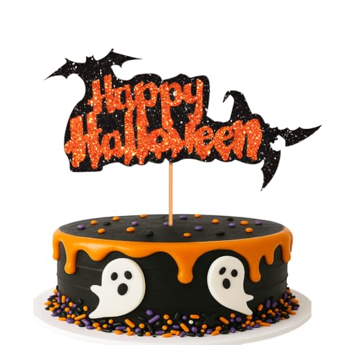 Halloween Kuchen Dessert Lebensmittel Dekoration Topper (Bat) von Mulomir