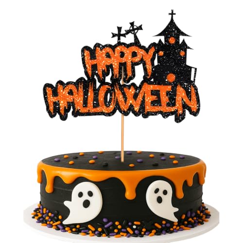 Halloween Kuchen Dessert Lebensmittel Dekoration Topper (Castle) von Mulomir