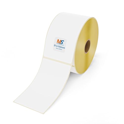 Multi-Shopping Thermo Top Etiketten 57 x 102 mm - 700 Stück je Rolle - Kern: 25 mm -permanent haftend (10) von Multi-Shopping