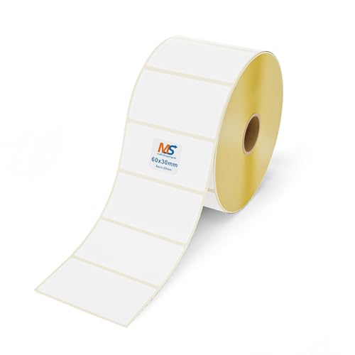 Thermoetiketten Eco 60 x 30 mm - 1000 Stück je Rolle - Kern: 25 mm -permanent haftend, Thermodirekt Selbstklebend Multi-Shopping Thermoetiketten Eco 60 x 30 mm - 1000 Stück je Rolle - Kern: 25 mm -permanent haftend, Thermodirekt Selbstklebend Multi-Shopping von Multi-Shopping