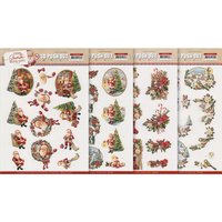 3D-Stanzbogen-Set "From Santa with love" von Multi