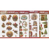 3D-Stanzbogen-Set "History of Christmas" von Multi