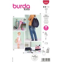 Burda Kids Schnittmuster Schultüte, Mäppchen und Turnbeutel Nr. 9256 von Multi