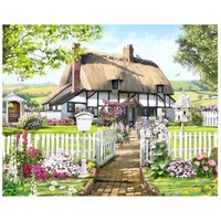 Diamond Painting "Crystal Art Kit" - Rose Cottage von Craft Buddy