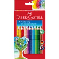 FABER-CASTELL Buntstifte "Jumbo Grip" - 12er-Set von Multi