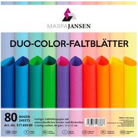 Faltblätter "Duo-Color", Rainbow Colors von Multi