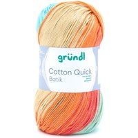 Gründl Cotton Quick Batik - Hellblau/Grün/Mais/Orange von Multi