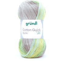 Gründl Cotton Quick Batik - Natur/Türkis/Gelb/Grün von Multi