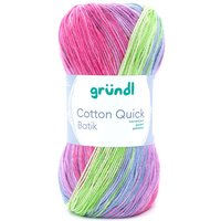 Gründl Cotton Quick Batik - Orange/Grün/Blau/Violett von Multi
