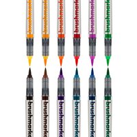 Karin Brushmarker PRO Set, 12 Farben - Basic Colors von Multi