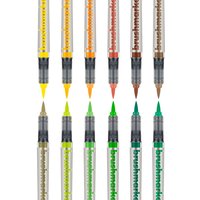 Karin Brushmarker PRO Set, 12 Farben - Sun and Tree Colors von Multi