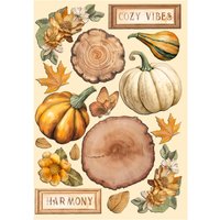 Lasercut-Motive "Golden Harmony" - Pumpkins Lasercut-Motive "Golden Harmony" - Pumpkins von Stamperia
