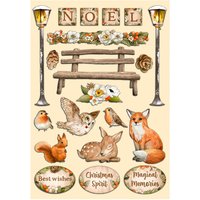 Lasercut-Motive"Winter Valley" von Stamperia