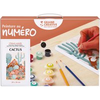 Malen nach Zahlen, Keilrahmen - Cactus Malen nach Zahlen, Keilrahmen - Cactus von Graine Creative