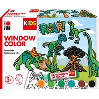 Marabu KiDS Window Color Set "Dinosaurier" von Multi