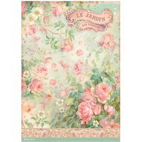 Motiv-Strohseide "Gartenduft" Motiv-Strohseide "Gartenduft" von Stamperia