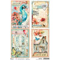 Motiv-Strohseide "Majestic Dreams Cards" von Ciao Bella