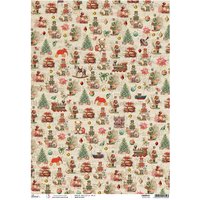 Motiv-Strohseide "Nutcracker - Vintage Toy" von Ciao Bella