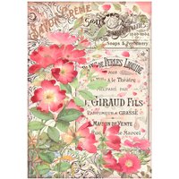 Motiv-Strohseide "Seifenduft" von Stamperia