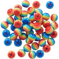 itoshii Perlen-Set "Regenbogen", 8 mm itoshii Perlen-Set "Regenbogen", 8 mm von Rico Design