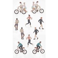 Rico Design Gel Sticker "FIGURICO" - Radfahren und joggen von Rico Design