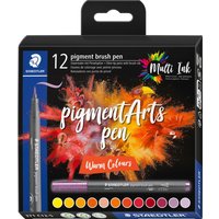 STAEDTLER Pigment brush pen, 12er-Set - Warm Colours STAEDTLER Pigment brush pen, 12er-Set - Warm Colours von Staedtler
