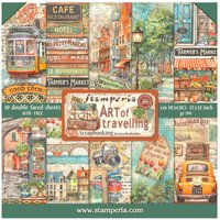 Scrapbook-Block "Art of Travelling" von Stamperia