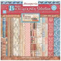 Scrapbook-Block "Vintage Library Backgrounds" von Multi