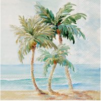 Serviette "Palms in Paradise" Serviette "Palms in Paradise" von Ihr