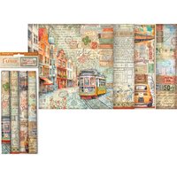 Stoffpaket "Art of Traveling" Stoffpaket "Art of Traveling" von Stamperia