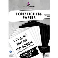 Tonpapier-Sortierung "Schwarz-Weiß" von Multi