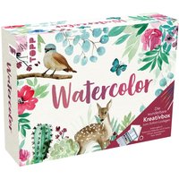 Watercolor - Die wunderbare Kreativbox. Mit Anleitungsbuch und Material Watercolor - Die wunderbare Kreativbox. Mit Anleitungsbuch und Material von Topp