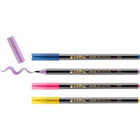 edding 1340 Pinselstift "Glitzer", 4er-Set edding 1340 Pinselstift "Glitzer", 4er-Set von Edding